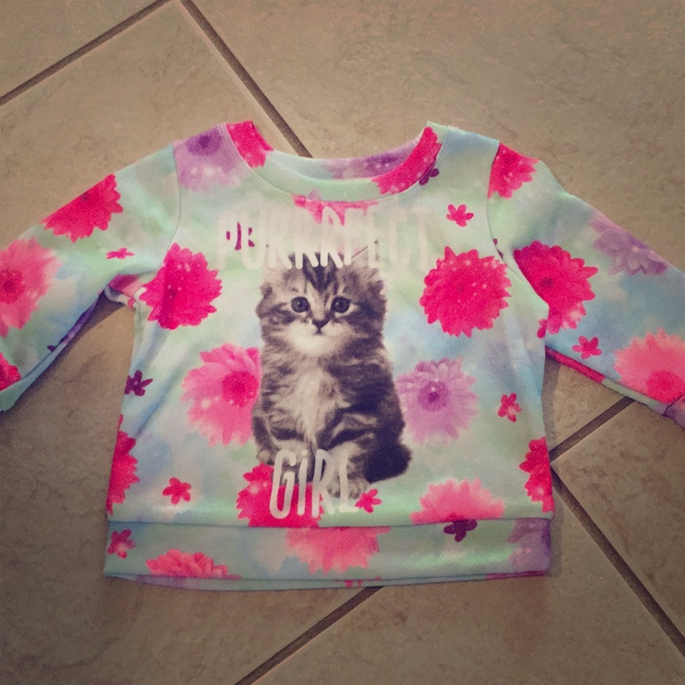 Jumping Bean 6M cat shirt